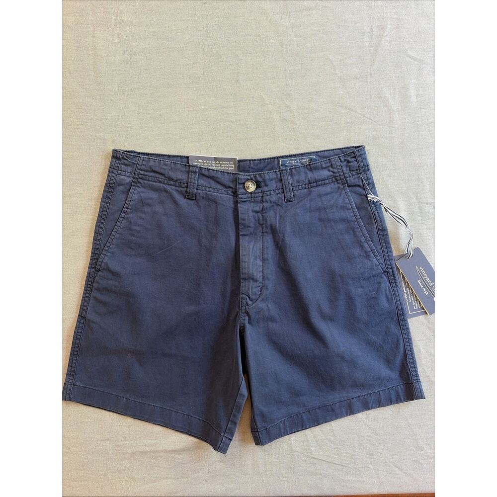 Vineyard Vines Island Shorts Men’s 30 7’ Inseam Blue Blazer Cotton Preppy Casual